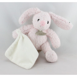 Doudou Lapin blanc mouchoir Baby nat