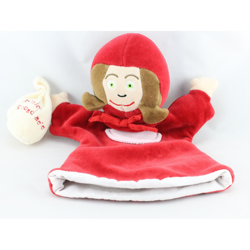 Doudou plat marionnette Petit Chaperon Rouge CMP