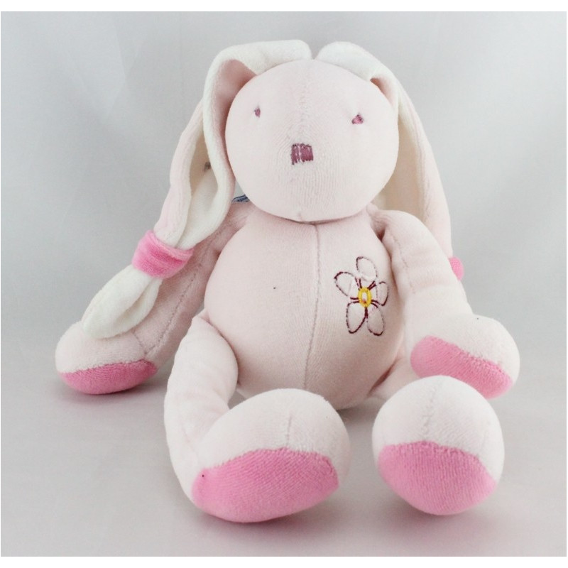 Doudou lapin rose NOUNOURS