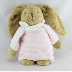 Doudou musical lapin beige rose TROUSSELIER
