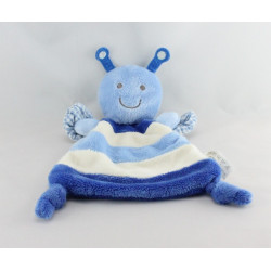 Doudou plat papillon abeille bleu ZEEMAN