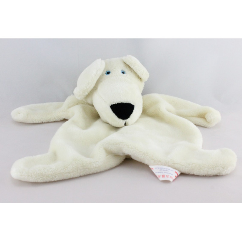 Doudou plat ours blanc LATITUDE ENFANT