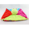 Doudou plat hippopotame vert rose rouge bleu Dodo d'amour MGM