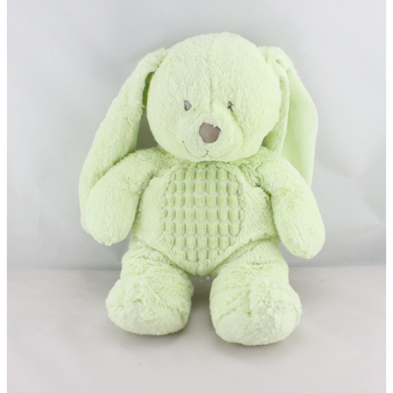 Doudou lapin vert TEX