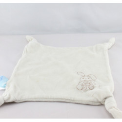 Doudou plat beige lapin KING BEAR 