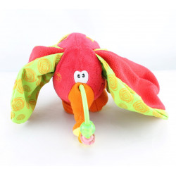 Doudou eveil éléphant rouge PLAYGRO