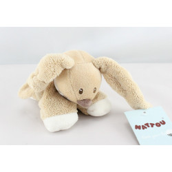 Petit doudou lapin beige pois NATTOU