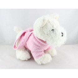 Doudou chien blanc pull rose sac GIPSY