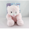 Doudou  peluche ours Huggy Bear rose GIPSY