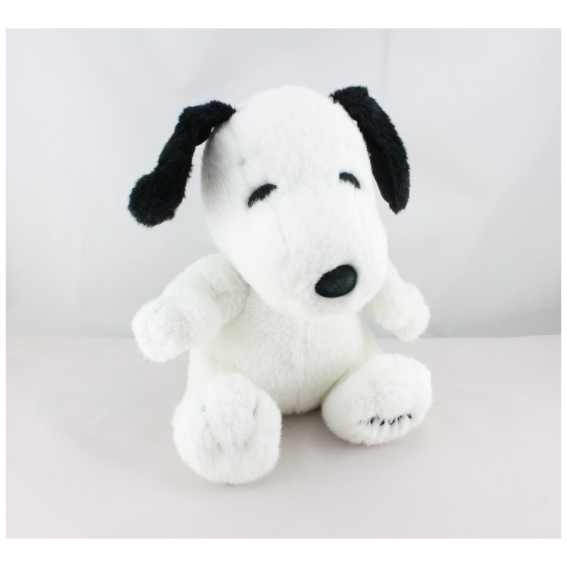 Peluche chien blanc noir Snoopy PLAY BY PLAY