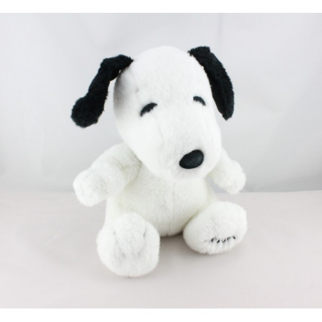 Peluche chien blanc noir Snoopy PLAY BY PLAY