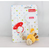 Attache tétine doudou girafe orange NATTOU
