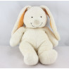 Doudou lapin écru orange NICOTOY