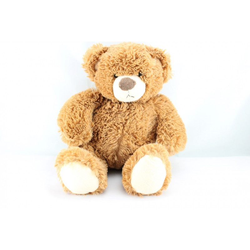 Doudou peluche ours brun tout doux GIPSY