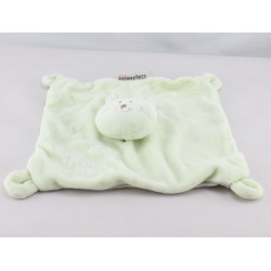 Doudou plat lapin vert TOUT SIMPLEMENT