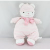 Doudou ours pyjama rose rayures luminou JEMINI