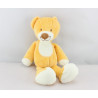 Doudou ours jaune orange NICOTOY
