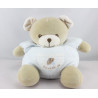Doudou ours poche bleu TARTINE ET CHOCOLAT