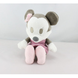 Doudou peluche bébé minnie robe rose DISNEY NICOTOY