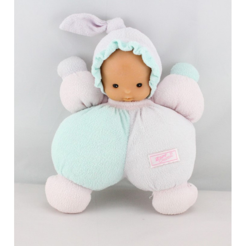 Poupée bébé éponge rose vert ZAPF CREATION 