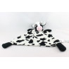 Doudou plat Vache blanche tache noir HM - H.M H ET M