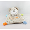 Doudou plat ours beige vichy NICOTOY