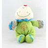 Doudou dinosaure vert bleu CATIMINI