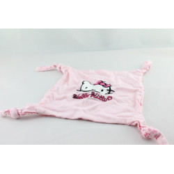 Doudou plat rose HELLO KITTY