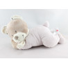 Doudou musical ours beige roseNICOTOY