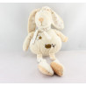 Doudou p'tit lapin beige Happy flower BABY NAT