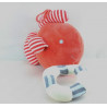 Doudou musical poisson rouge bouée TAKINOU