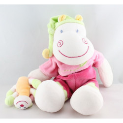 Doudou hippopotame rose Hyppo et Flo NATTOU