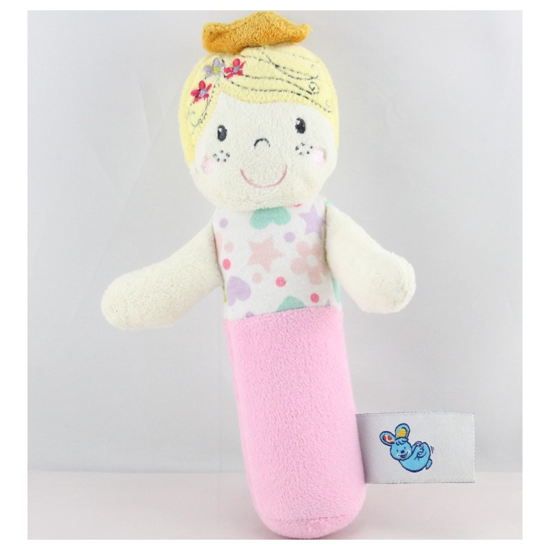 Doudou Baton pouet princesse CASINO 