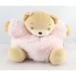 Doudou ours rose fourrure Fur KALOO