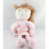 Doudou poupée rose fleurs Lilirose KALOO