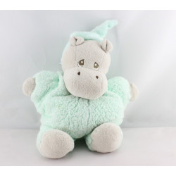Doudou hippopotame gris vert NOUNOURS