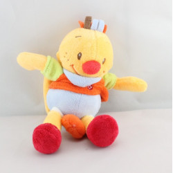 Doudou musical garçon Tim orange voiture NATTOU