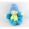 Doudou Poupée lutin bleu vert Corolle