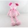 Doudou souris rose Arthur et Lola BEBISOL