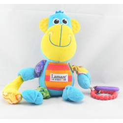 Doudou eveil singe bleu Morgan LAMAZE