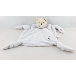 Doudou plat chat mauve OBAIBI