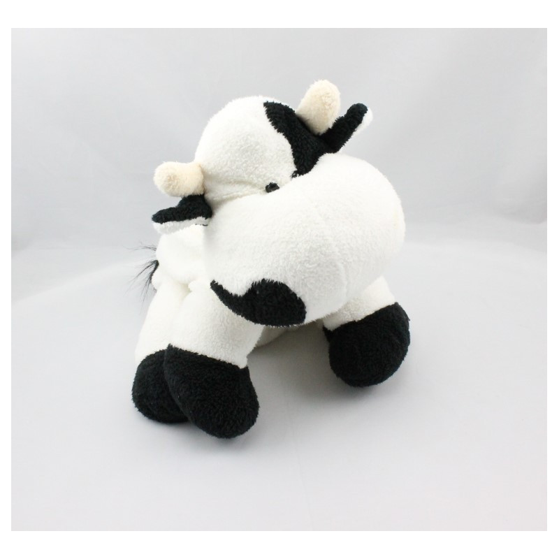 Doudou vache blanche et noir CP INTERNATIONAL