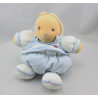 Doudou patapouf lapin bleu blue laine enfant KALOO