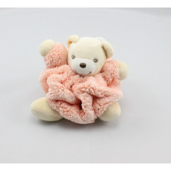 Doudou petit ours Plume orange KALOO