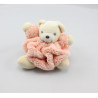 Doudou petit ours Plume orange KALOO