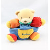 Doudou ours boule patapouf bleu orange rouge jaune KALOO