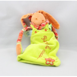 Doudou et compagnie lapin orange gigoteuse verte Prêt pour le dodo Tatoo