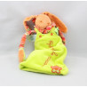 Doudou et compagnie lapin orange gigoteuse verte Prêt pour le dodo Tatoo