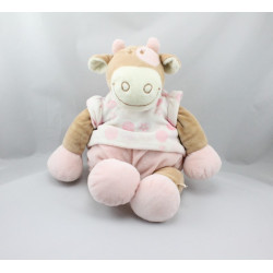 Grand Doudou vache rose rosalie Dotty lola pois fleurs NOUKIE'S