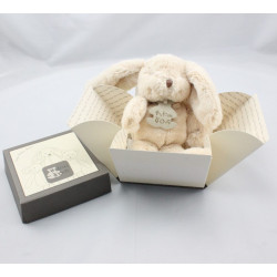 Doudou lapin beige tout doux HISTOIRE D'OURS